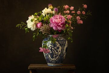 Niederländisch Glorreich |||| Blumenvase ||| Stillleben von Rita Kuenen