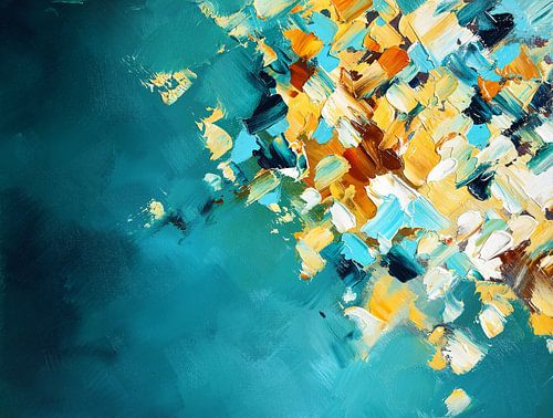 Autumn Textures 6 van MK Abstrakt