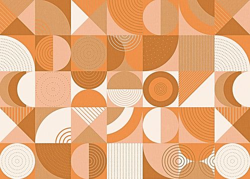 Abstract retro shapes