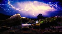 Thunderstorm van Michel Jansen thumbnail