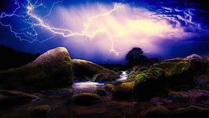 Thunderstorm van Michel Jansen