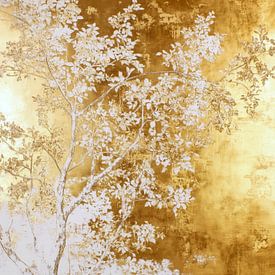 White and gold tree 5 by JBJart Justyna Jaszke