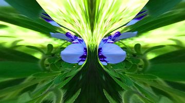 Art numérique abstrait 1513 Erupting Light