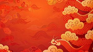 Chinesisches Neujahr Design