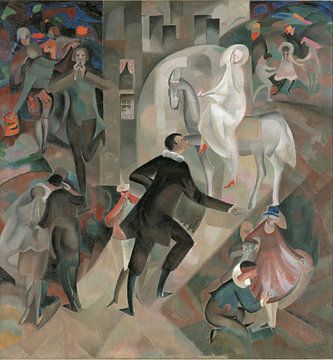 Alice Bailly - Seltsames Fest (Les Trouvères) (1912-1923) van Peter Balan
