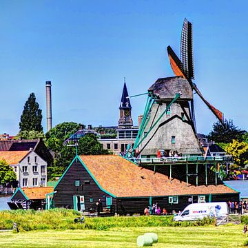 Zaanse Schans Zaandam Nederland van Hendrik-Jan Kornelis
