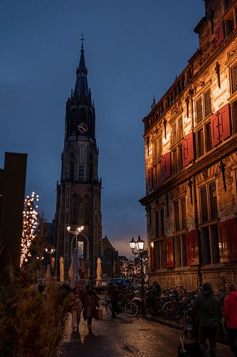 Grote Markt Delft hiver