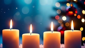 Cadre festif en lumière