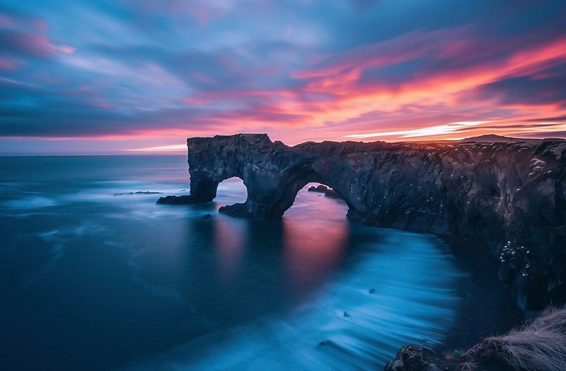 Sonnenkuss für Atlantikfelsen von fernlichtsicht