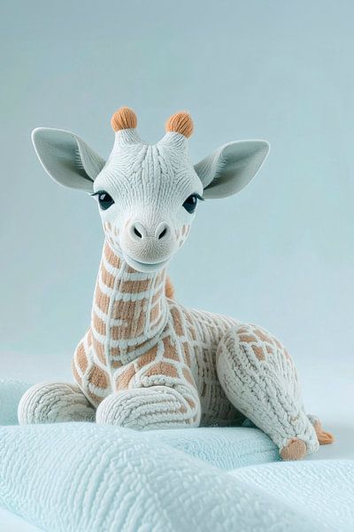Giraffe from wool... by Ans Bastiaanssen