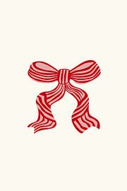 Elegante gestreifte Schleife von Karen Menzenbach