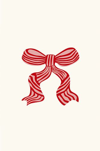 Elegante gestreifte Schleife