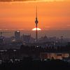 Lever de soleil à Berlin sur Patrick Noack