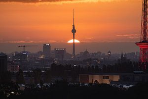 Lever de soleil à Berlin sur Patrick Noack