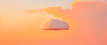 Cloud catcher in pastel colours by Poster Art Shop