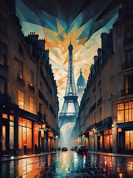 Eiffel in Facets by Bart Veeken