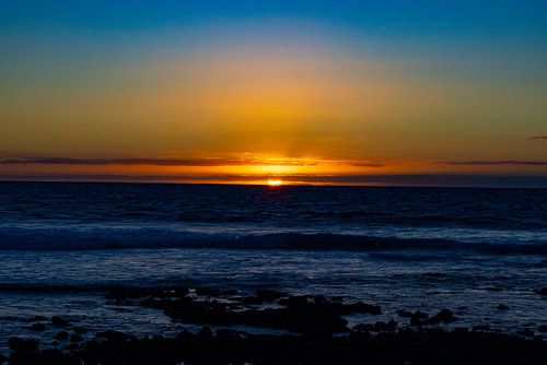 Zonsondergang op Tenerife, Spanje