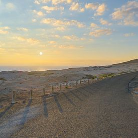 Weg naar de Faro de Arinaga op Gran Canaria van Michael Valjak