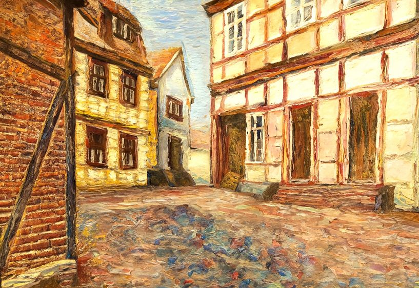 Vakwerkhuizen Quedlinburg van Ilya Korzelius