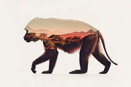 Animal landscape view by Poster Art Shop