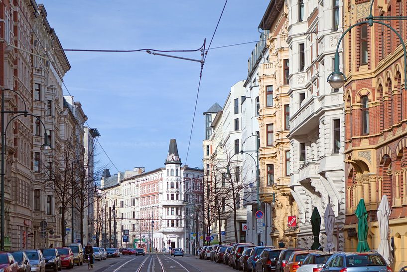 Magdeburg - Sternstraße with view to the Hasselbachplatz by t.ART