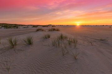 Sonnenuntergang am Strand von De Cocksdorp auf Texel von Rob Kints