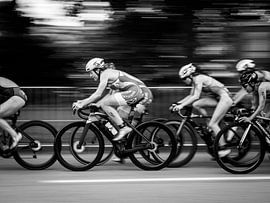 Triathlon Hamburg Rennradfahrer - Ironman Sport Läuferin Olympia Fahrrad Rennrad by Der HanseArt