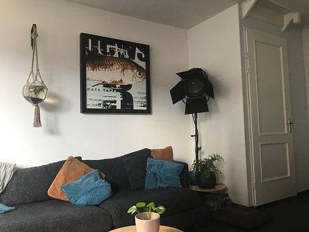 Fisch auf Zeitung, Goldfisch