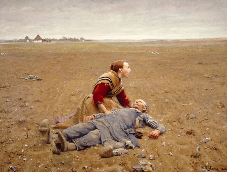 Worn out, Hans Andersen Brendekilde by Masterful Masters
