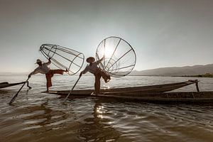 Die Fischer vom Inle See in Myanmar