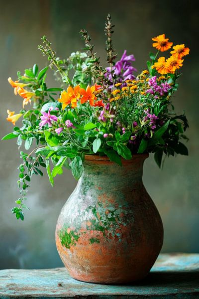 Bouquet of vase art by Poster Art Shop