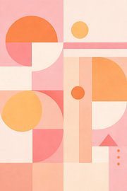 Roze Zoncompositie van Dante S