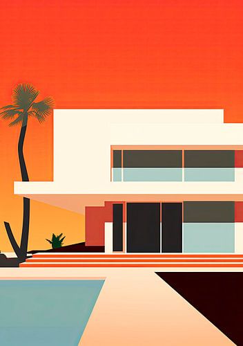 Bauhaus Poster Kunstdruk Ontwerp Architectuur