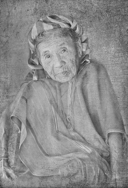 Oude Thaise dame van Anouschka Hendriks