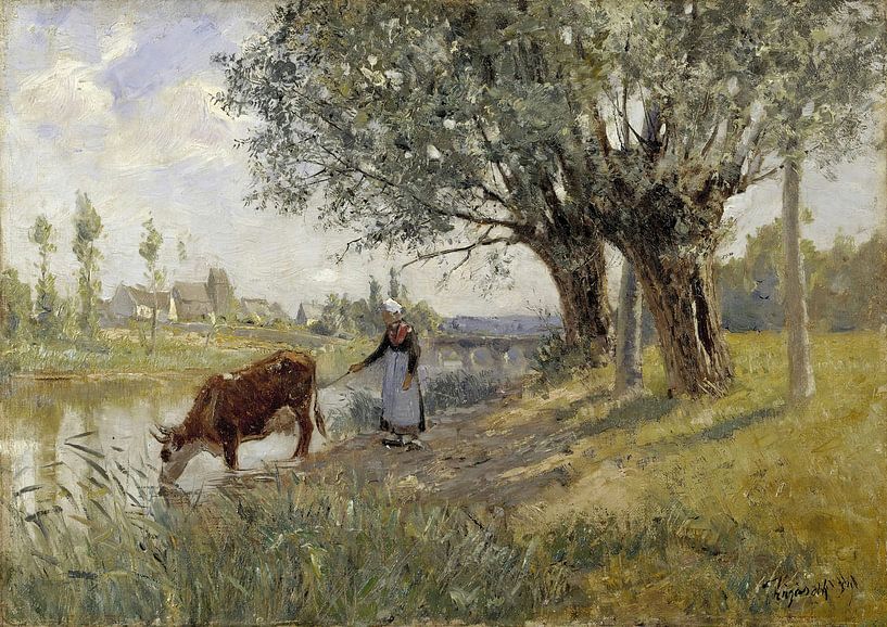 Countryside near Grez-sur-Loing, Carl Trägårdh by All the Masters