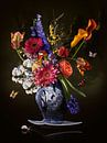 Bloemenschilderij Royal Freedom van Sander Van Laar thumbnail