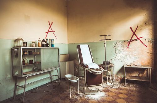 The room in the infirmary