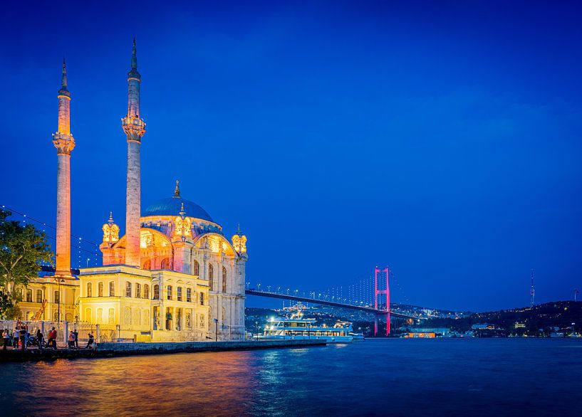 Ortaköy Mosque (Camii) in Istanbul, Turkey by Yama Anwari