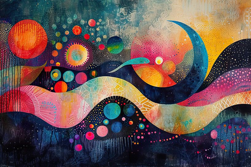 Galactic Dreamscape van Kunst Kriebels