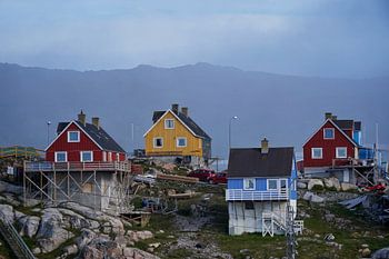 Colourful Greenland houses