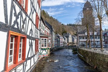 Historic town centre of Monschau in the Eifel region by Reiner Conrad