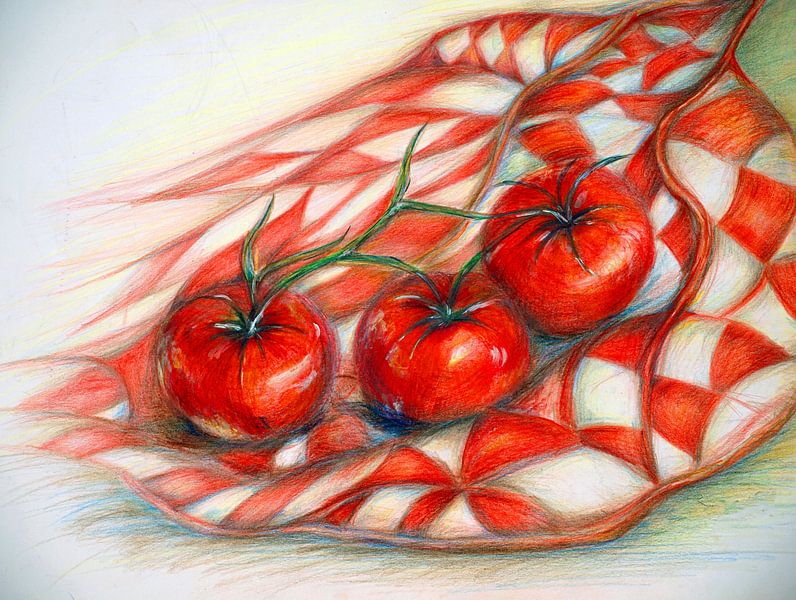 Rote Tomaten von Ineke de Rijk