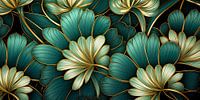 Motif botanique Art Nouveau
