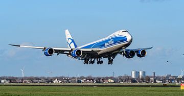 AirBridgeCargo Boeing 747-8 makes restart. by Jaap van den Berg