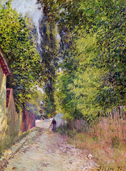 Alfred Sisley,Landschap in de buurt van Louveciennes van finemasterpiece