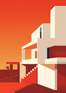 Bauhaus Poster Plakat Kunstdruck Illustration