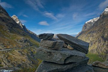 Adembenemend Berglandschap (Noorse Fjorden) van Jordy de Vries
