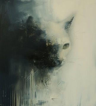 Schilderij Kat van De Mooiste Kunst