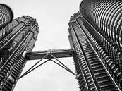 Detail of the Petronas Towers in Kuala Lumpur by Shanti Hesse thumbnail