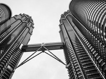 Detailaufnahme der Petronas Towers in Kuala Lumpur